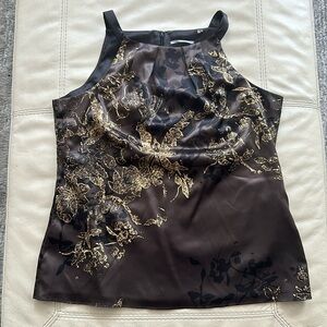TAHARI Brown Formal Tank (Size L)